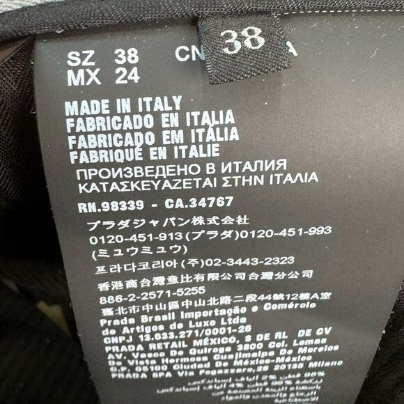 Prada $1980 Runway Embroidered Drill Shorts 38 - Picture 14 of 16